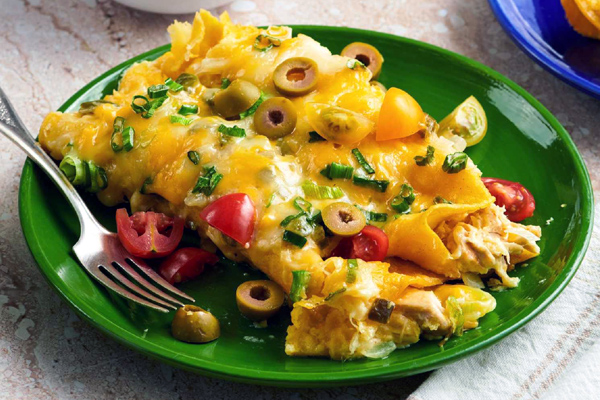 Mexican Enchiladas Suizas - Veg